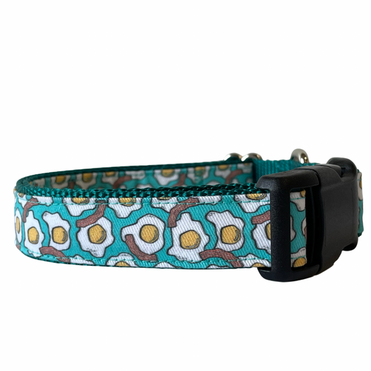Eggs and Bacon Dog Collar - Sew Fetch Dog Company