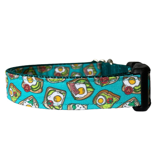 Avocado Toast Dog Collar - Sew Fetch Dog Company