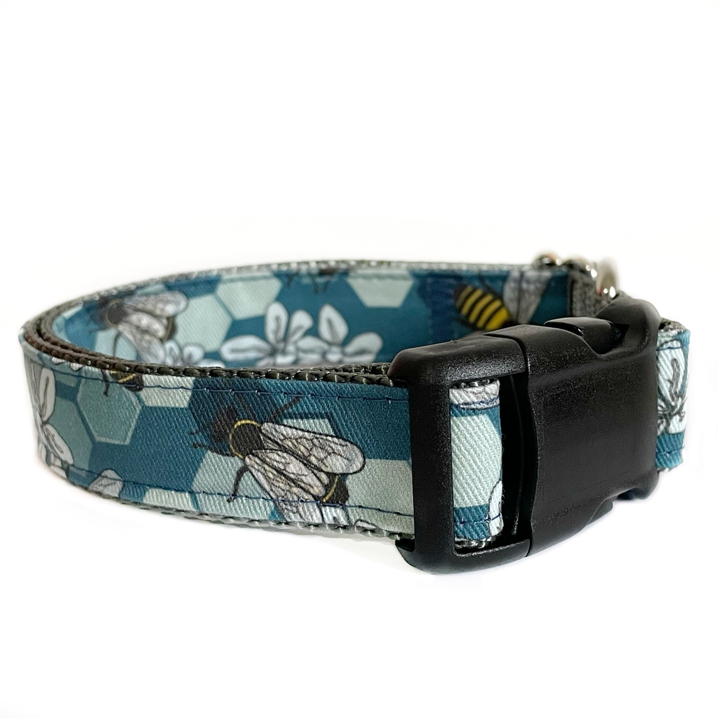 The Bumble Honey Bee Dog Collar - Sew Fetch Dog Company