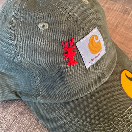 Lobster Embroidered Carhartt Hat - Sew Fetch Dog Company