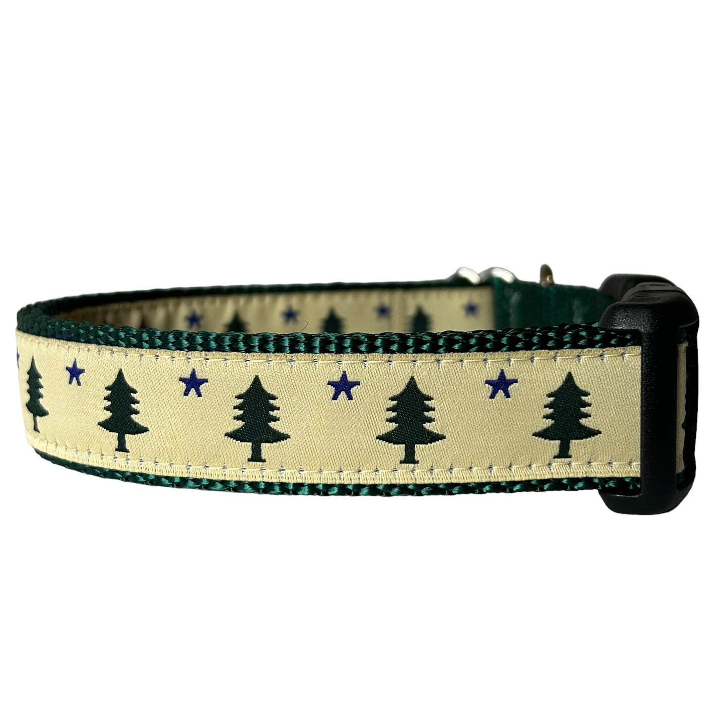 Classic Original Maine Flag Dog Collar - Sew Fetch Dog Company