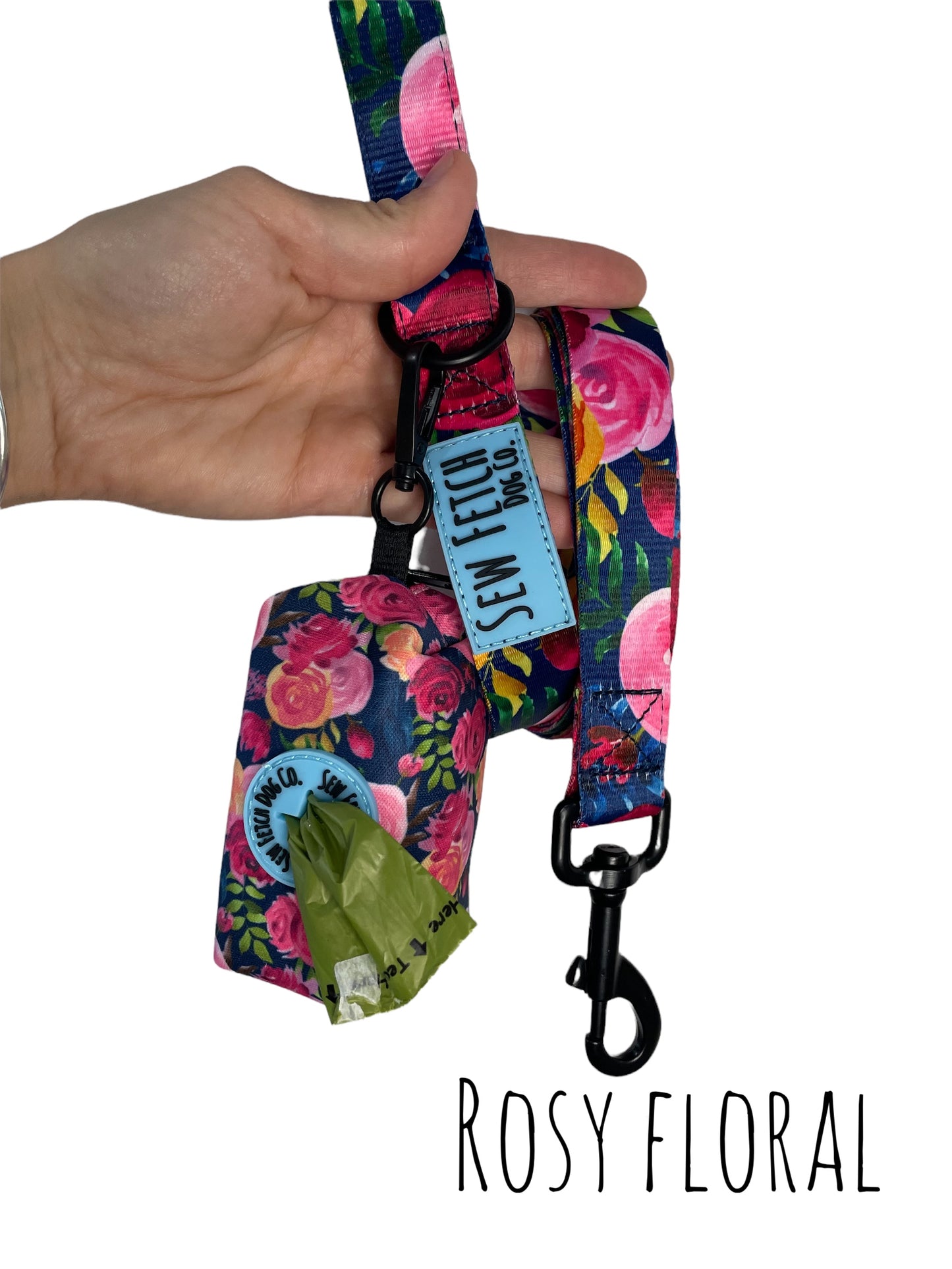 Rosy Floral Walk Set - Sew Fetch Dog Company