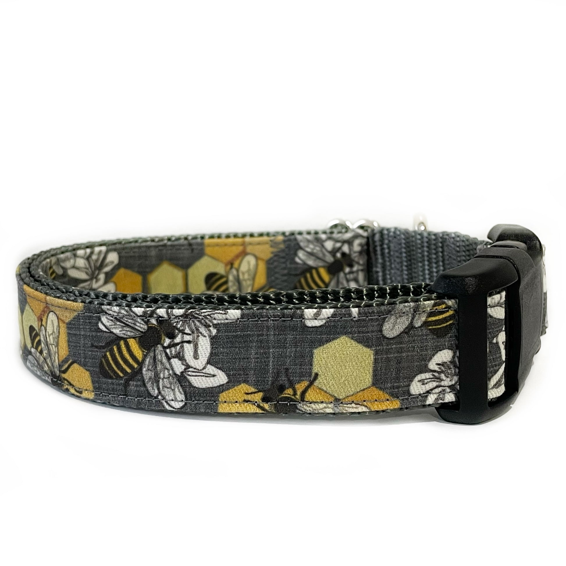 Honey Bee Dog Collar - Sew Fetch Dog Company