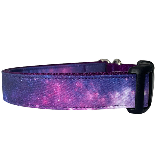Purple Galaxy Dog Collar - Sew Fetch Dog Company