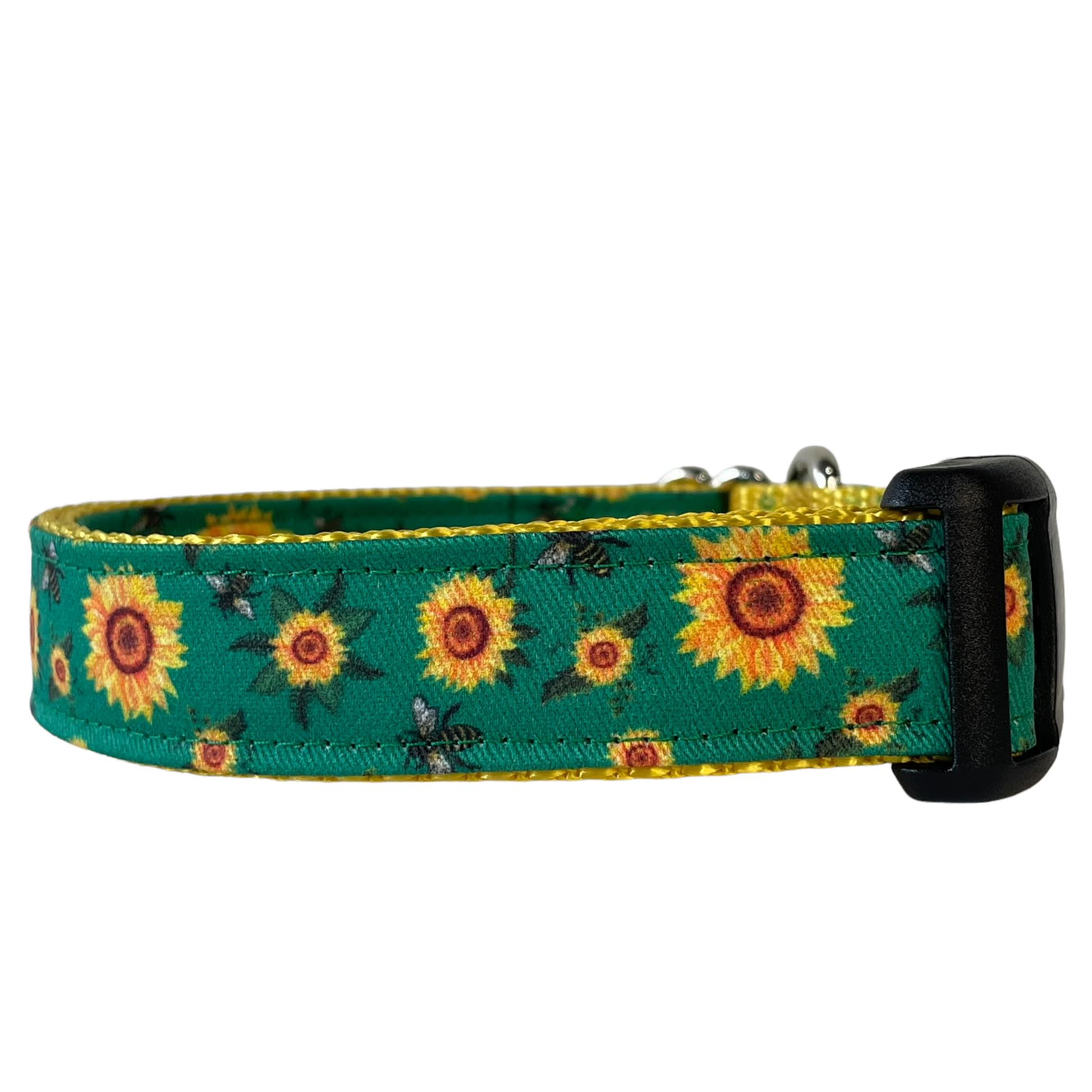 Georgia Sunflower Dog Collar - Sew Fetch Dog Company