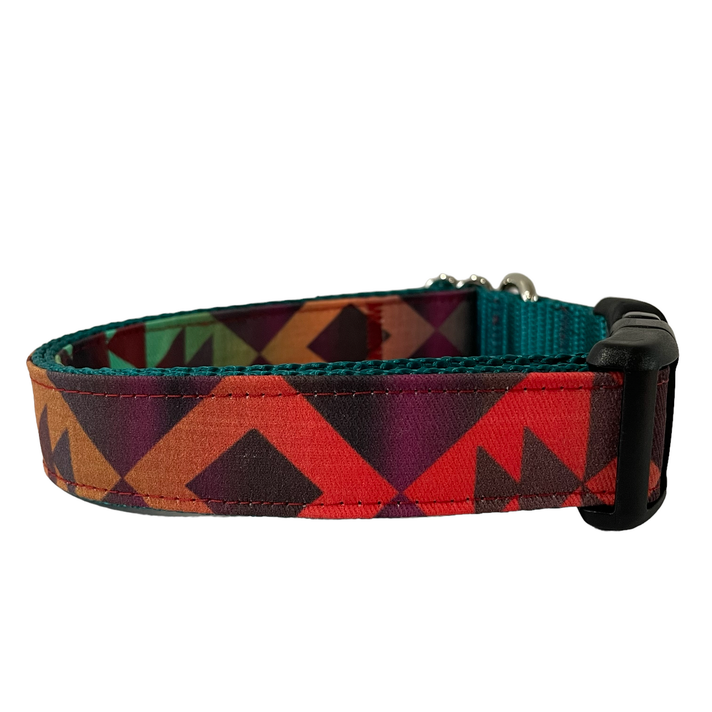 Western Aztec Print Dog Collar - Sew Fetch Dog Company