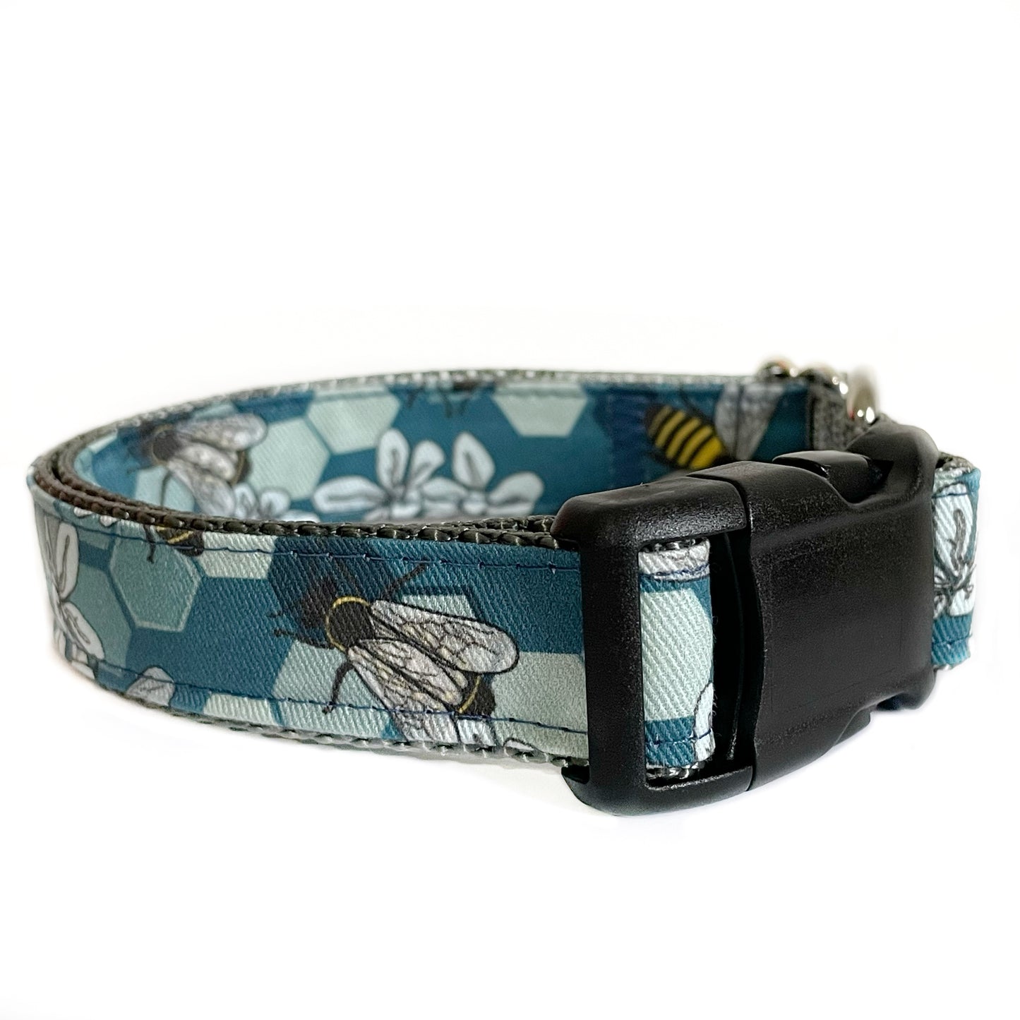 The Bumble Honey Bee Dog Collar - Sew Fetch Dog Company
