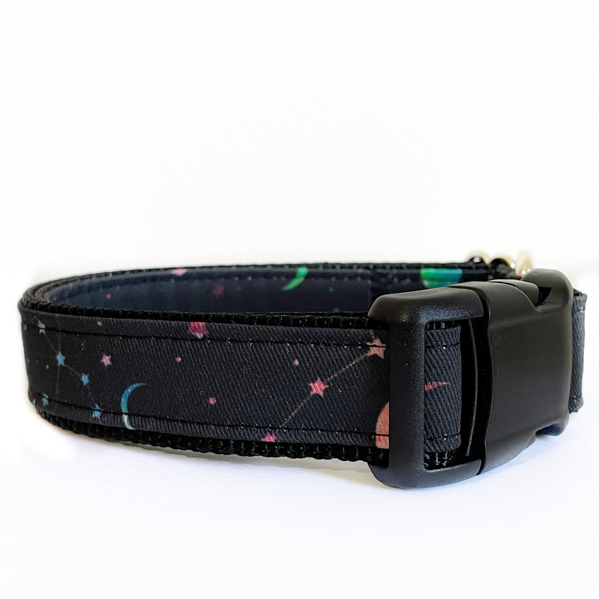 Rainbow Constellation Dog Collar - Sew Fetch Dog Company