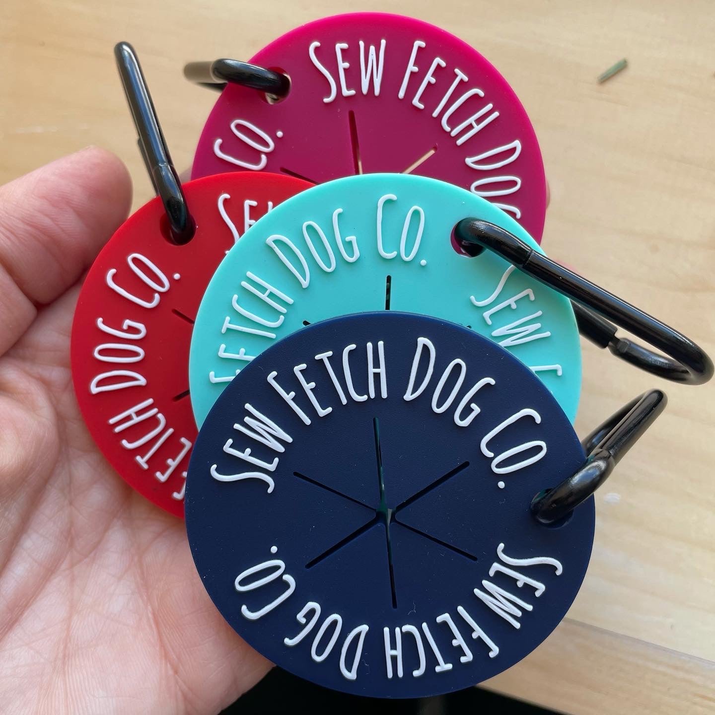 Poo Bag Carrier Disk - Sew Fetch Dog Company