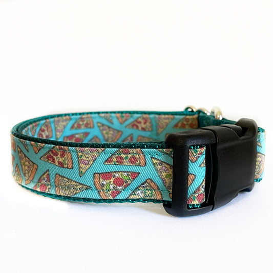 Pizza Dog Collar - Sew Fetch Dog Company